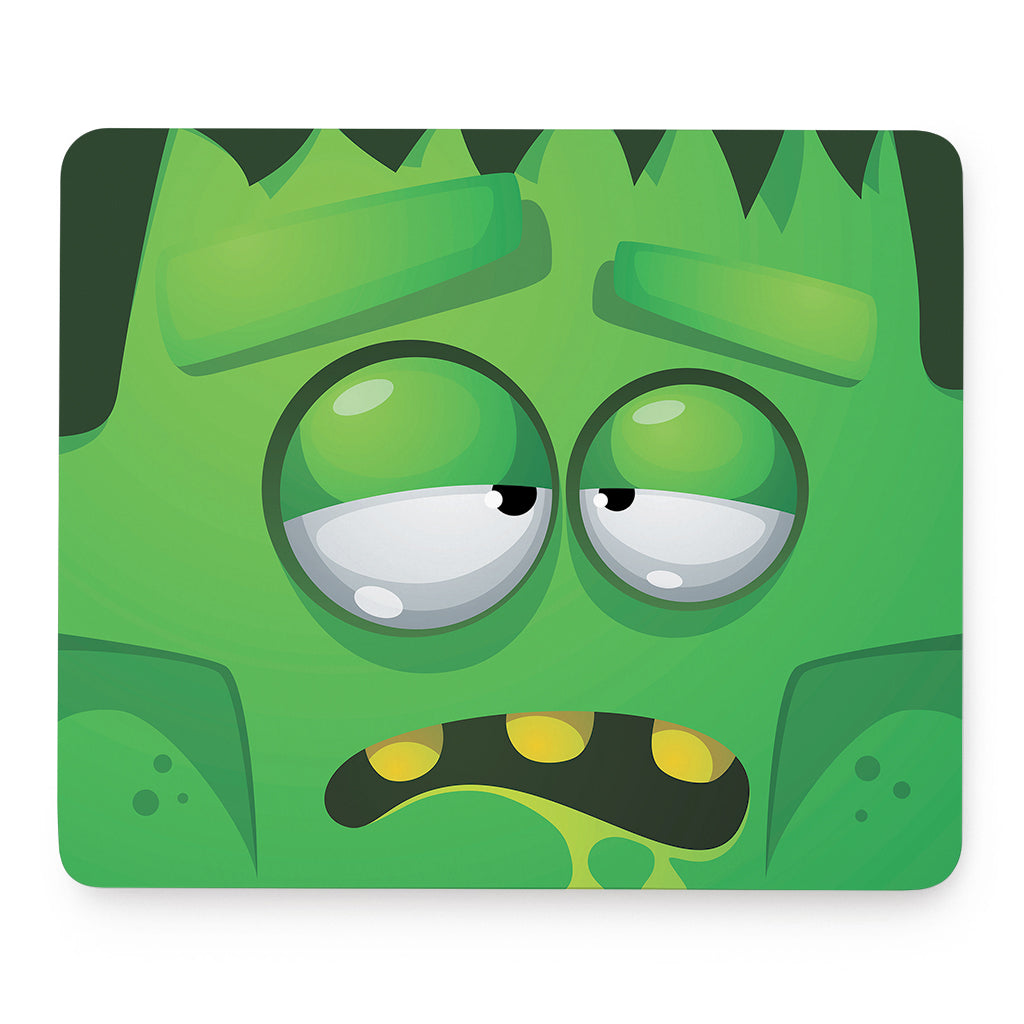 Halloween Frankenstein Face Print Mouse Pad