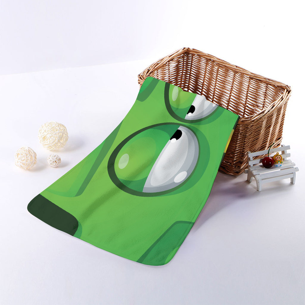 Halloween Frankenstein Face Print Towel