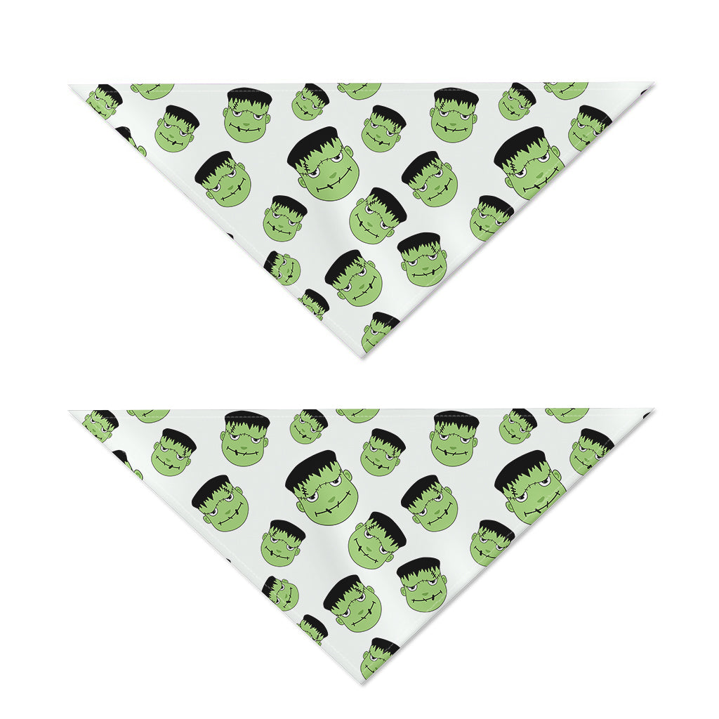 Halloween Frankenstein Pattern Print Dog Bandana