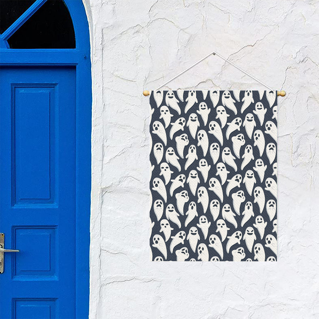 Halloween Ghost Pattern Print Garden Flag