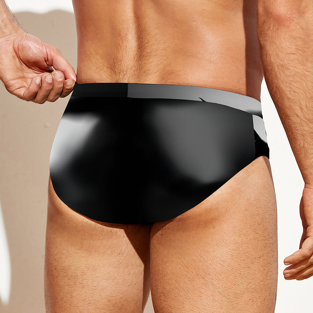 Halloween Horror Witch Print Men's Swim Briefs
