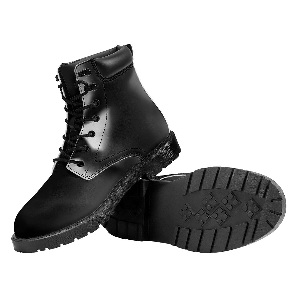 Halloween Horror Witch Print Work Boots
