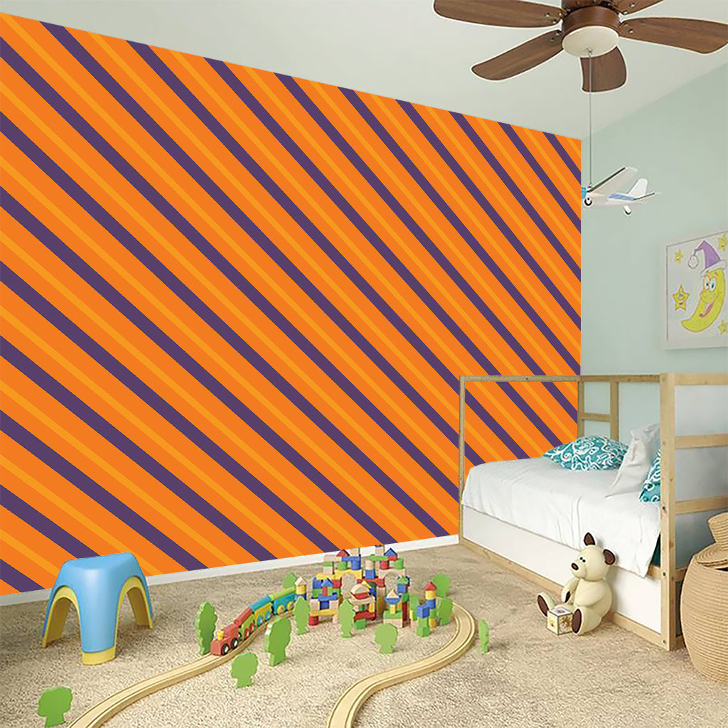 Halloween Line Pattern Print Wall Sticker