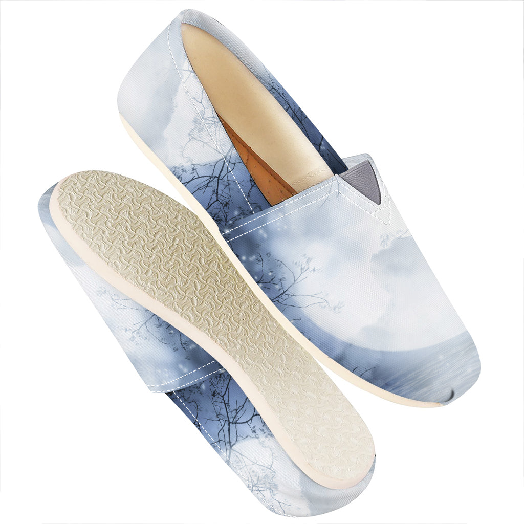 Halloween Moonlight Print Casual Shoes