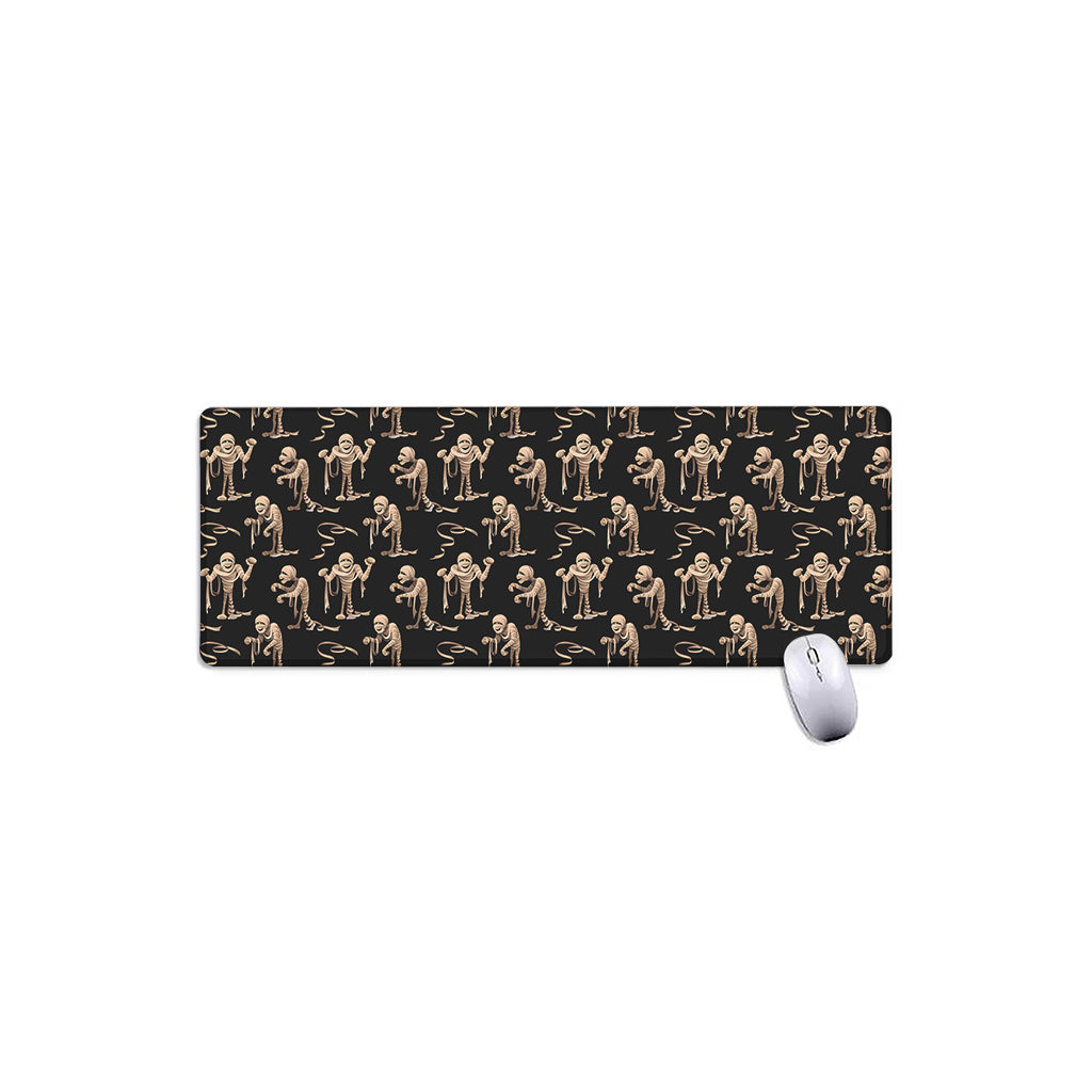 Halloween Mummy Pattern Print Extended Mouse Pad