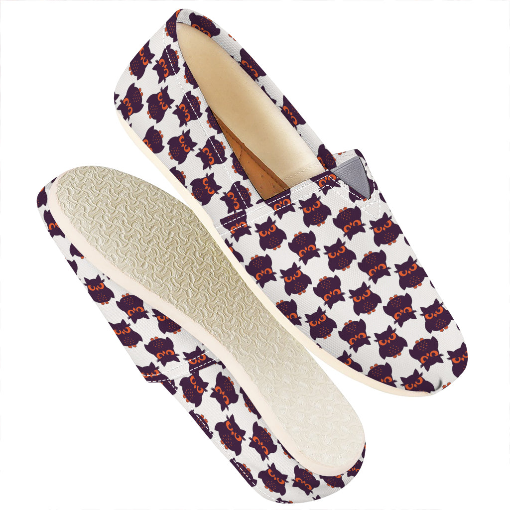 Halloween Owl Pattern Print Casual Shoes
