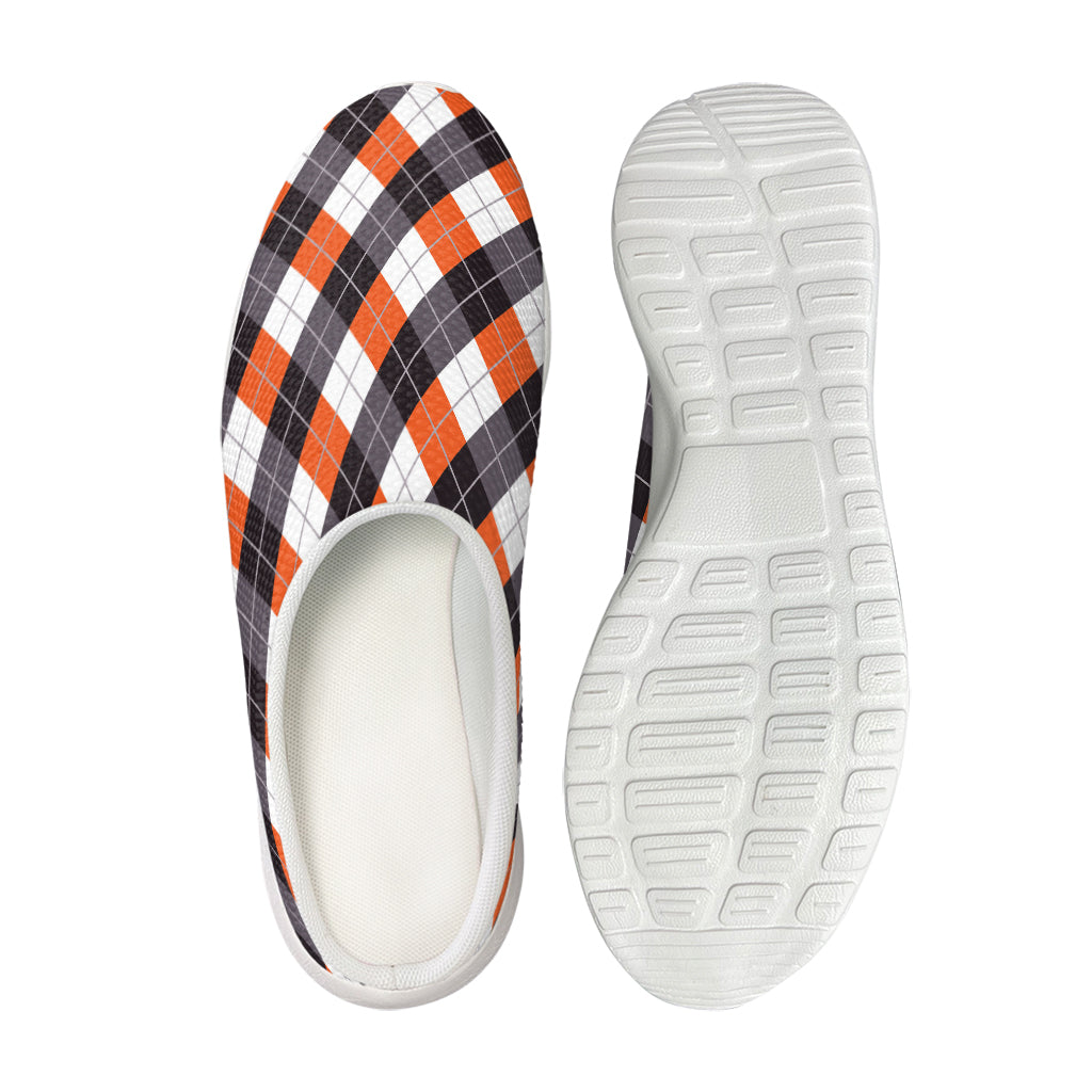 Halloween Party Argyle Pattern Print Mesh Casual Shoes
