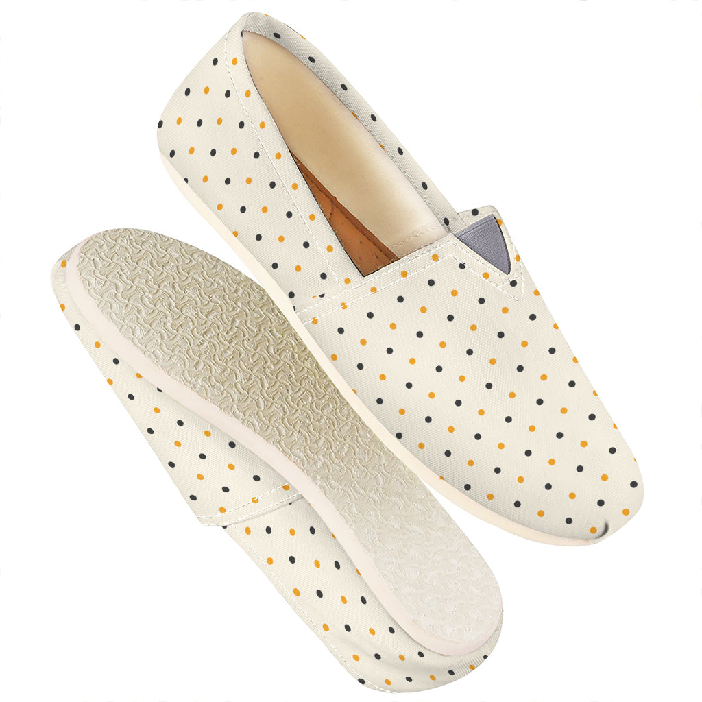Halloween Polka Dot Pattern Print Casual Shoes
