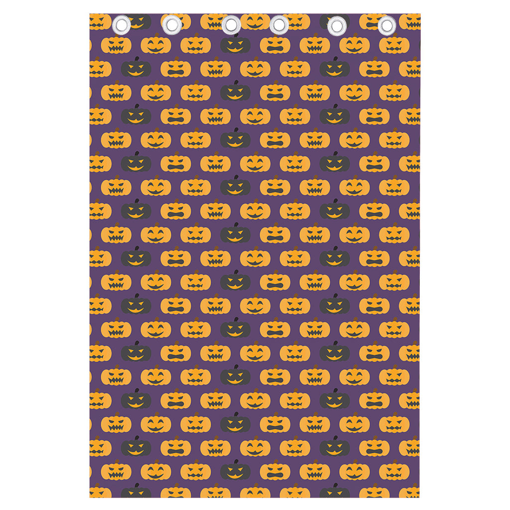 Halloween Pumpkin Pattern Print Curtain