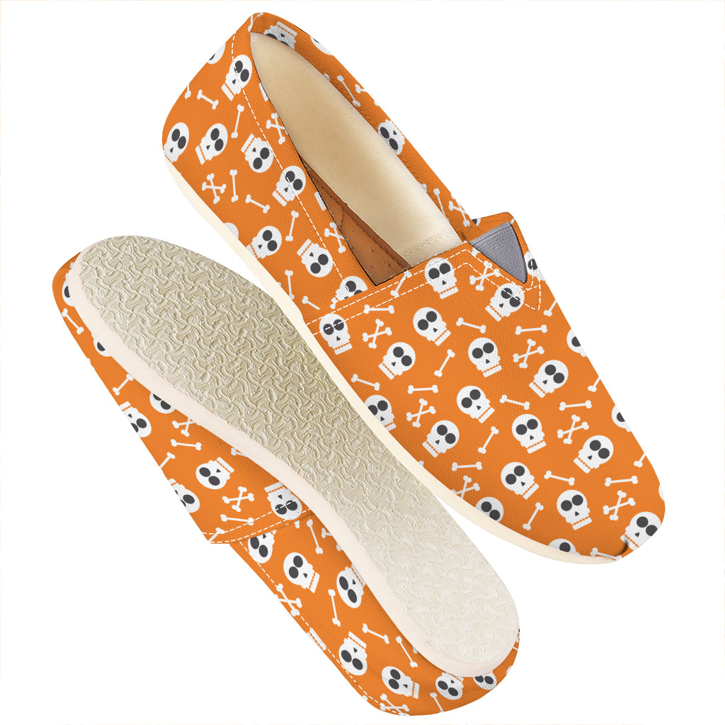 Halloween Skull Pattern Print Casual Shoes