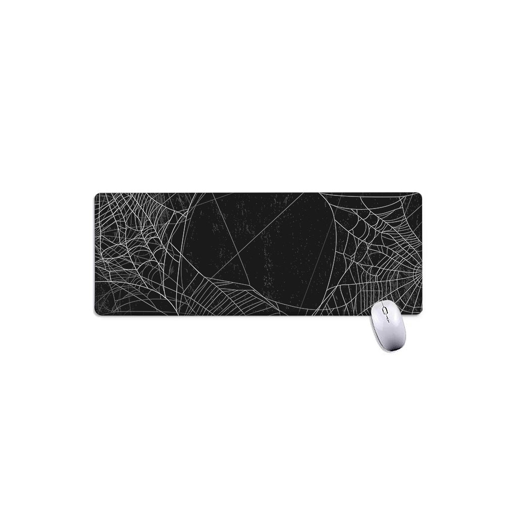 Halloween Spider Web Print Extended Mouse Pad