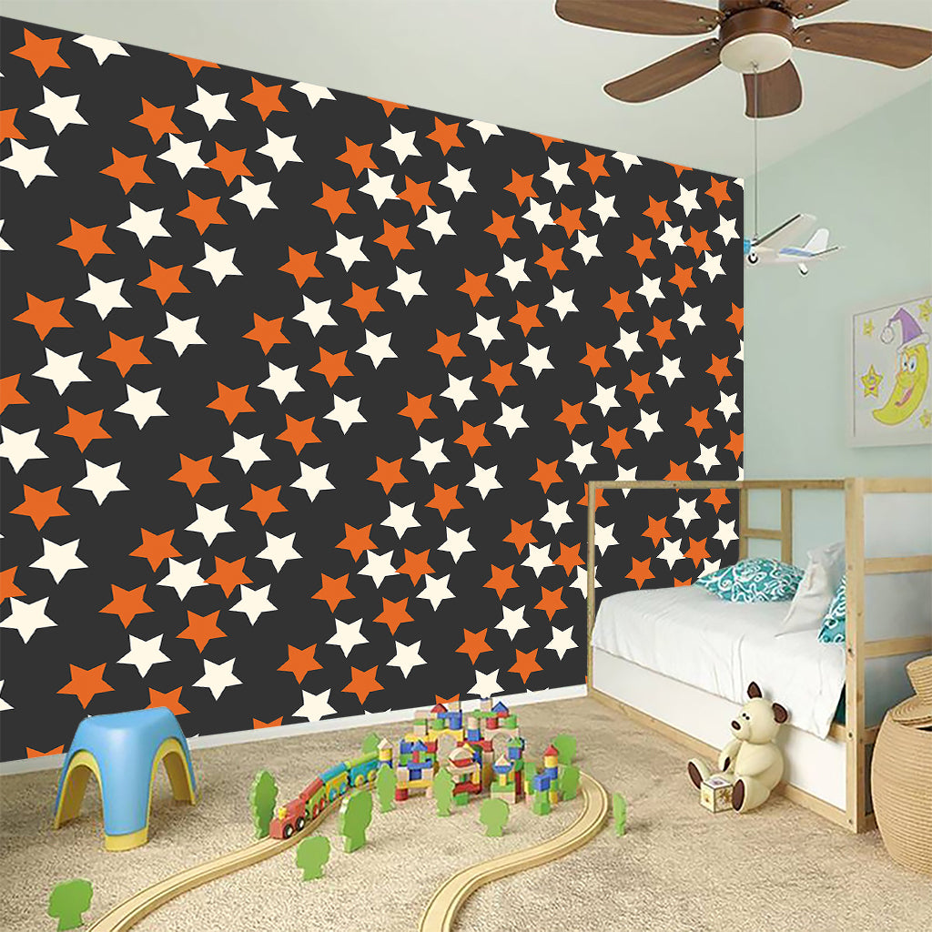 Halloween Star Pattern Print Wall Sticker