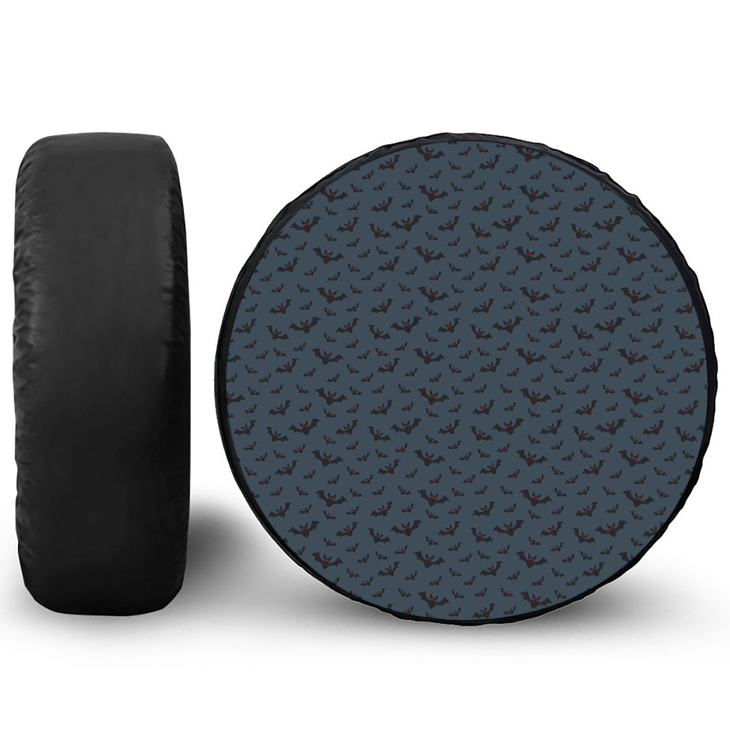 Halloween Vampire Bat Pattern Print Tire Cover