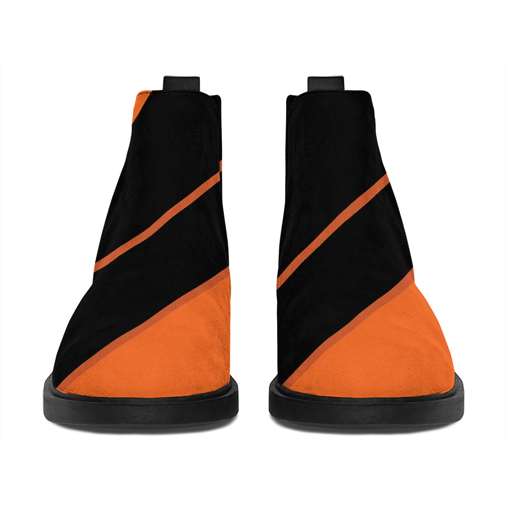 Halloween Vampire Coffin Print Flat Ankle Boots