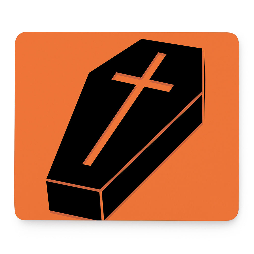 Halloween Vampire Coffin Print Mouse Pad