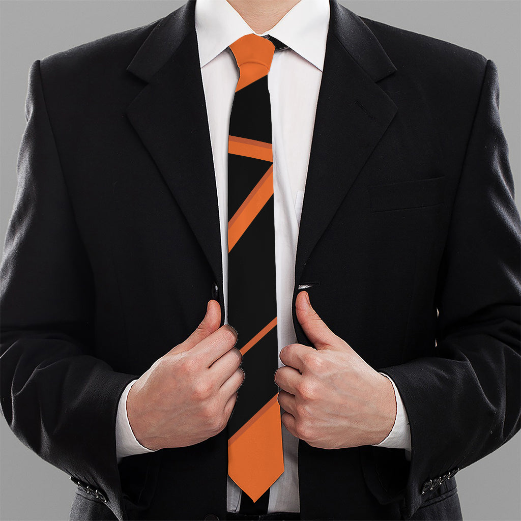 Halloween Vampire Coffin Print Necktie