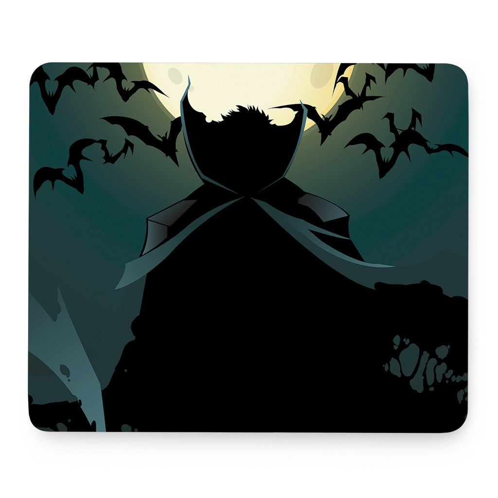 Halloween Vampire Silhouette Print Mouse Pad