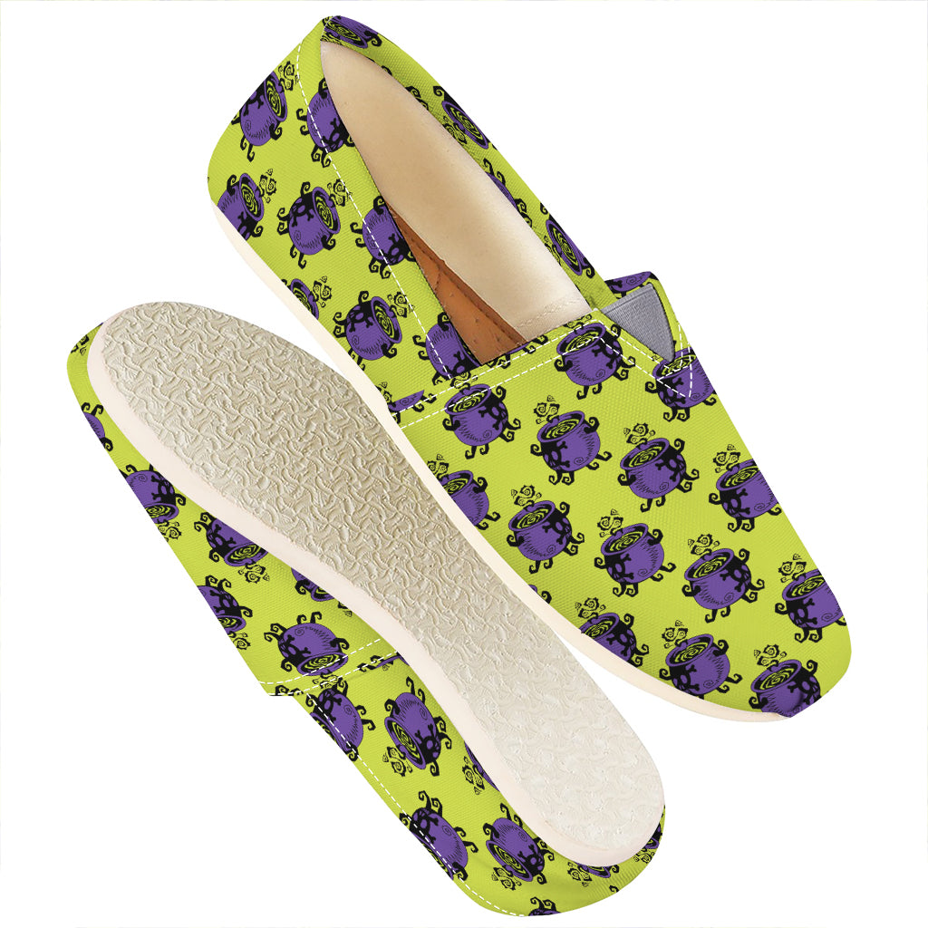 Halloween Witch Cauldron Pattern Print Casual Shoes