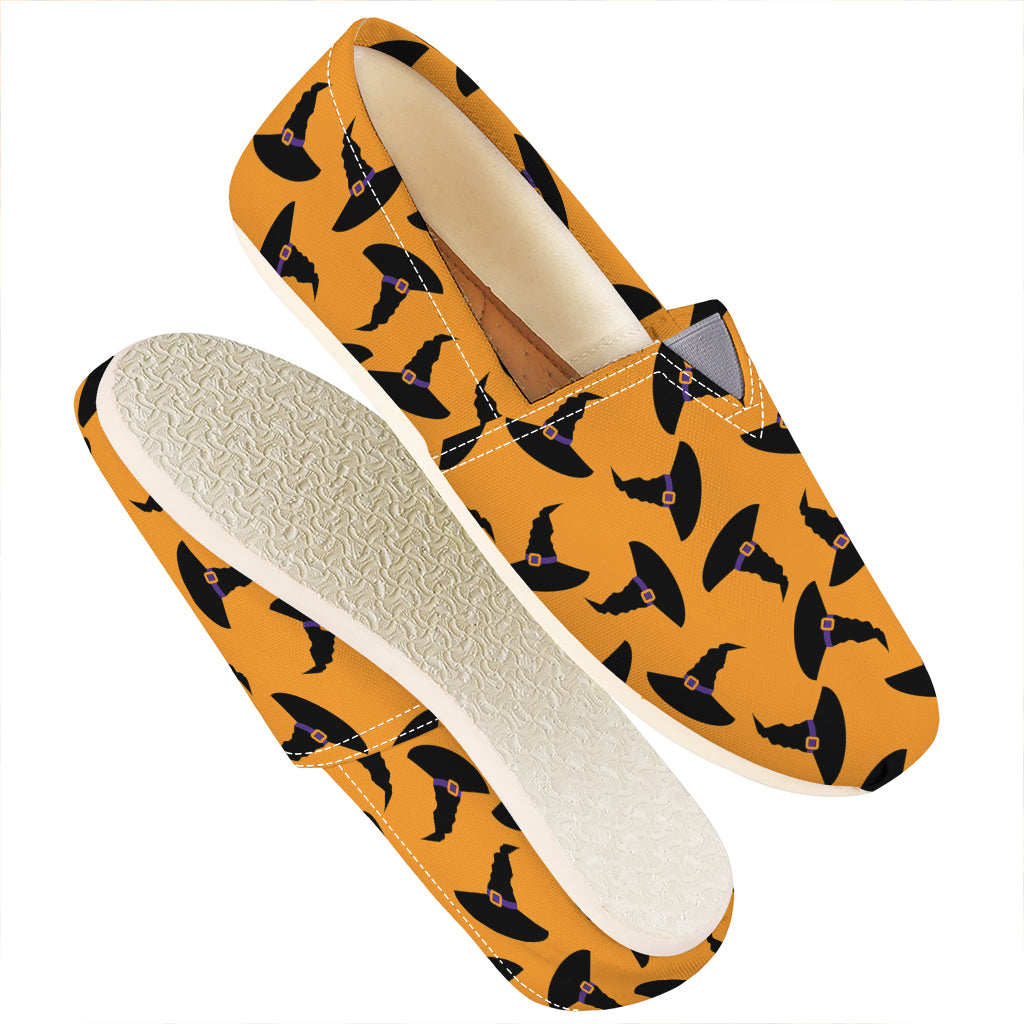 Halloween Witch Hat Pattern Print Casual Shoes