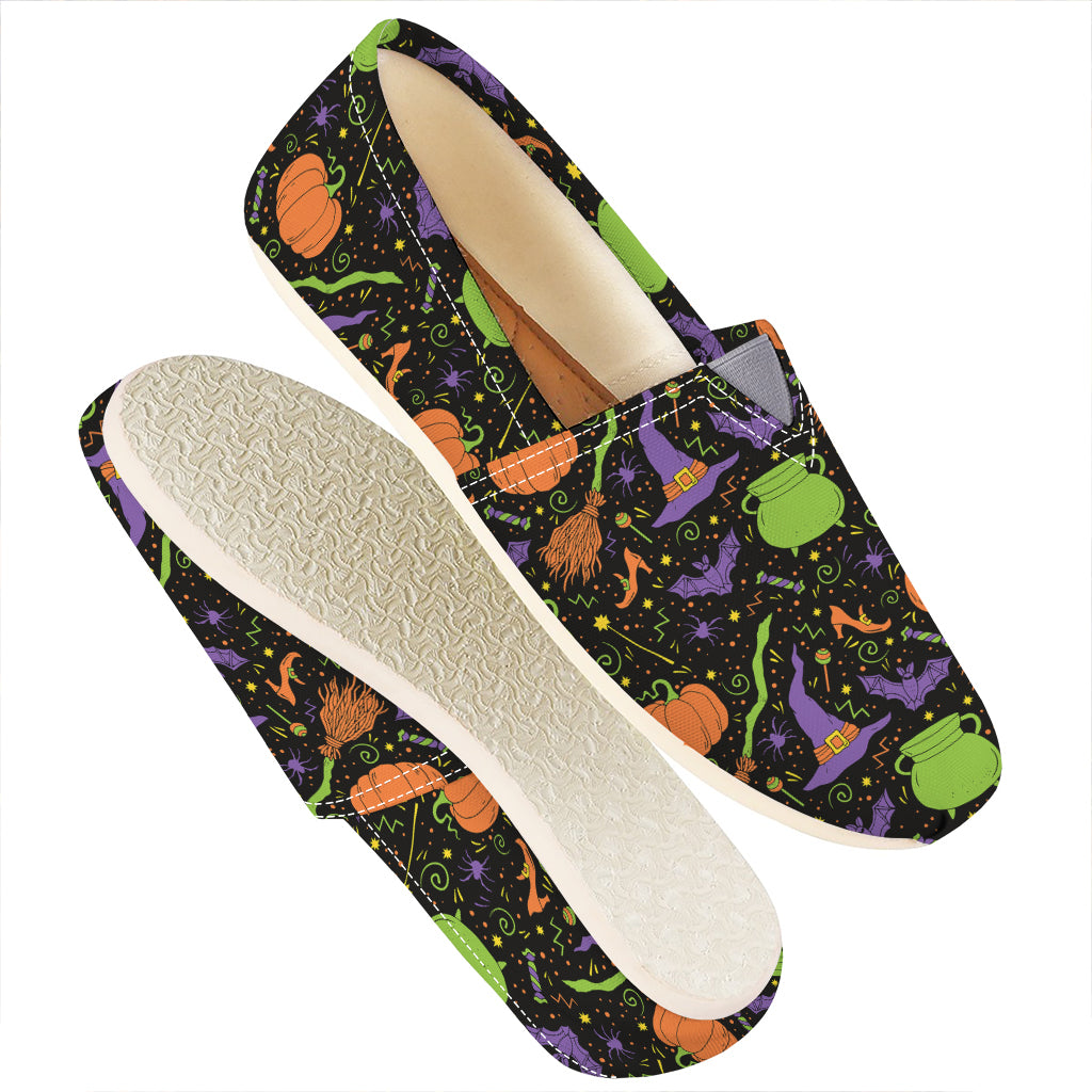 Halloween Wizard Pattern Print Casual Shoes