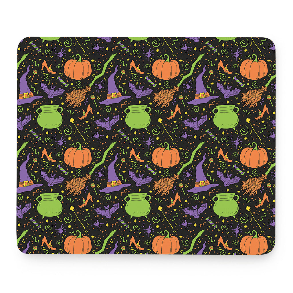 Halloween Wizard Pattern Print Mouse Pad