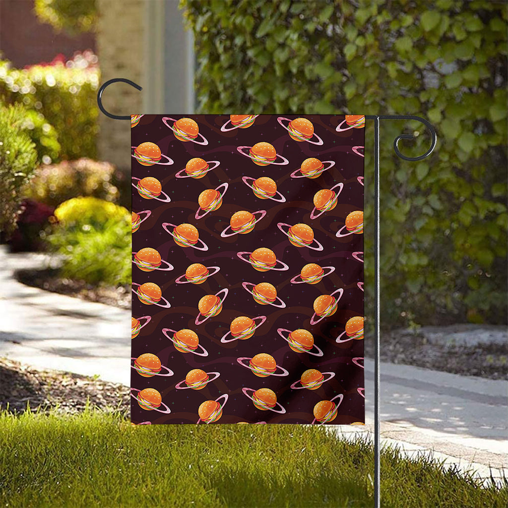Hamburger Planet Pattern Print House Flag