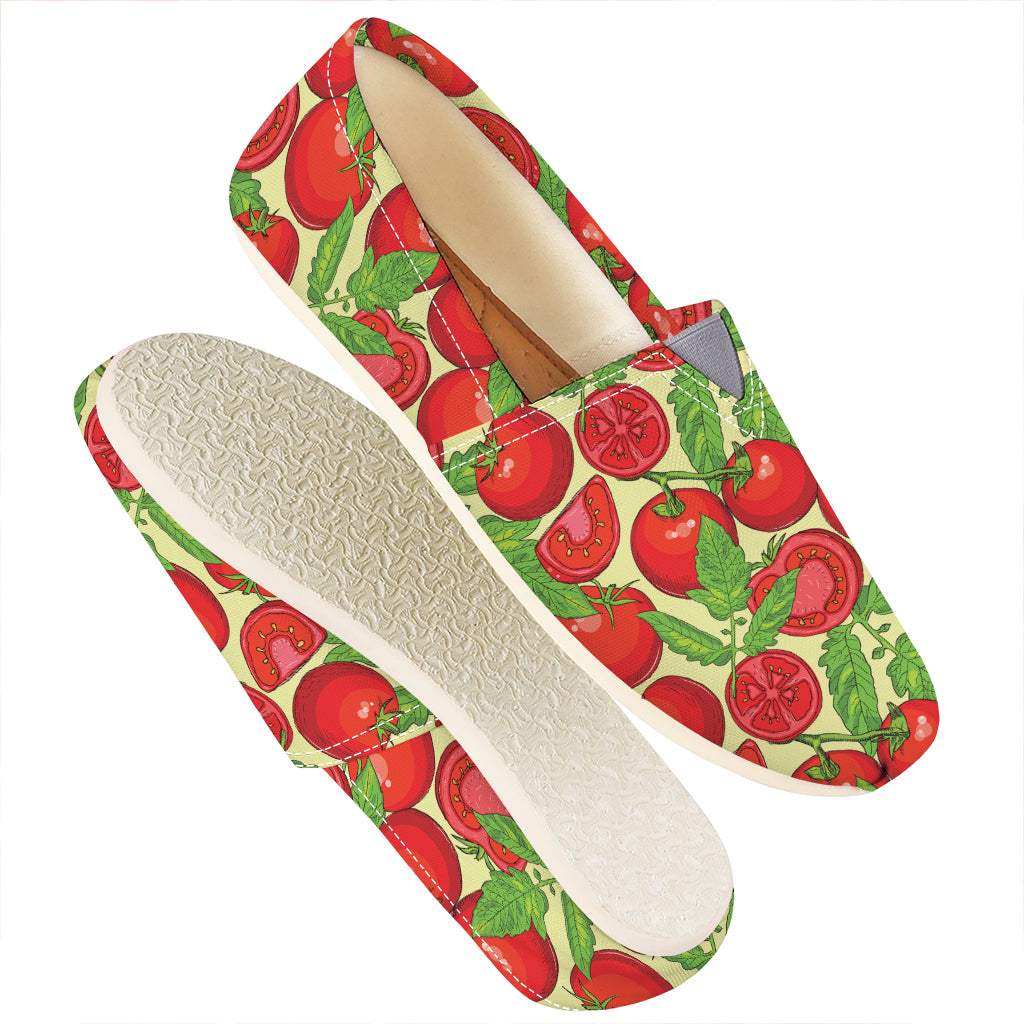 Hand Drawn Tomato Pattern Print Casual Shoes
