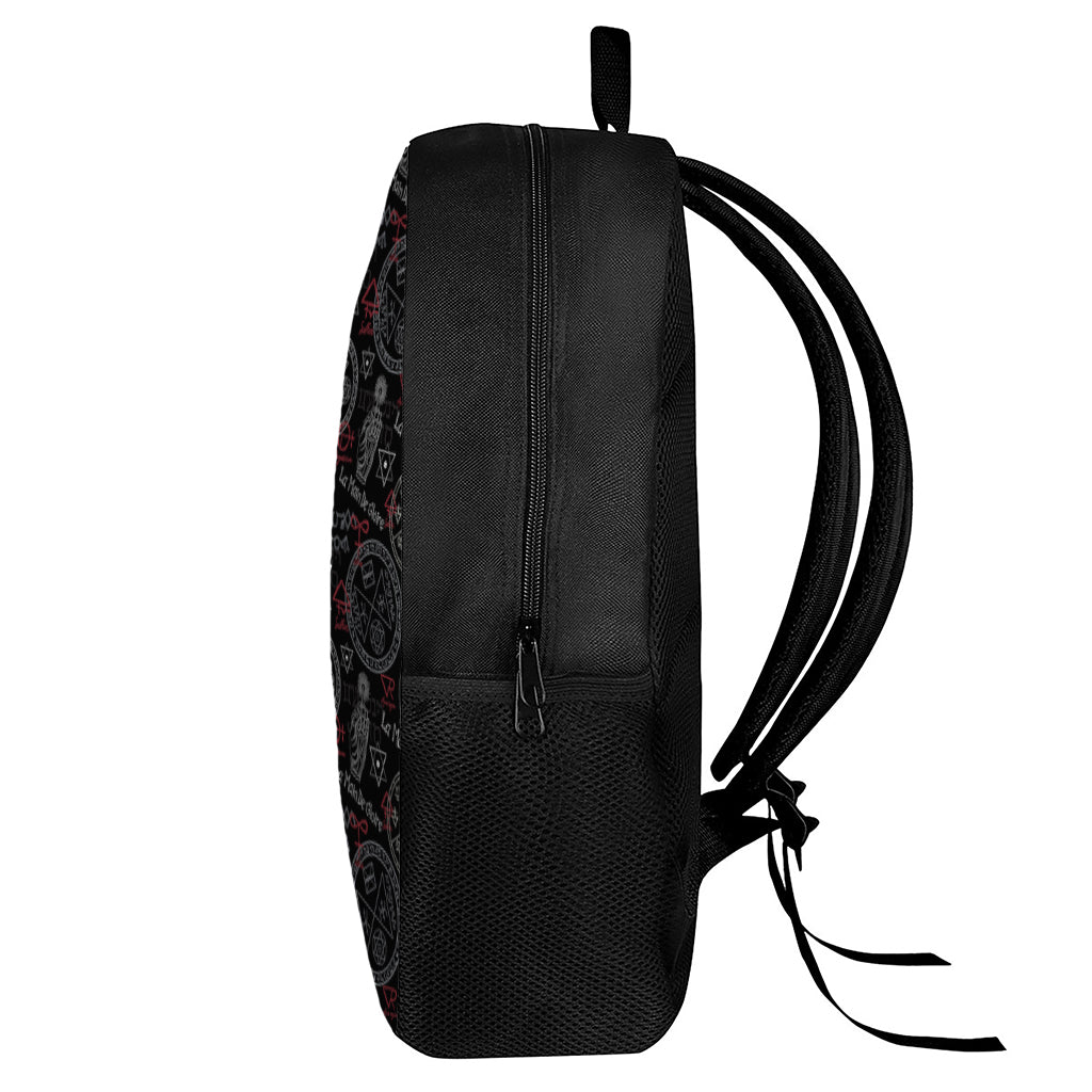 Hand Of Glory Black Magic Witch Print 17 Inch Backpack