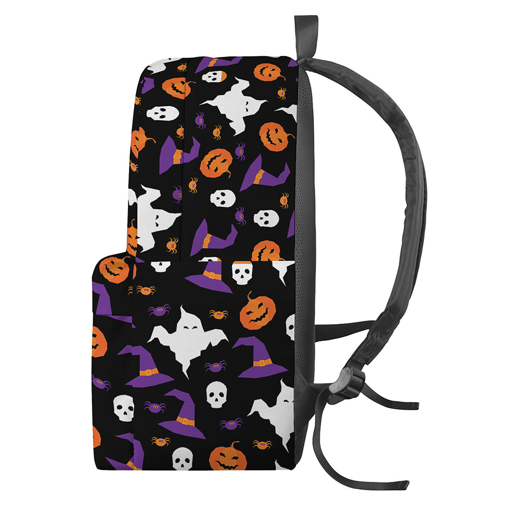 Happy Halloween Ghost Pattern Print Backpack