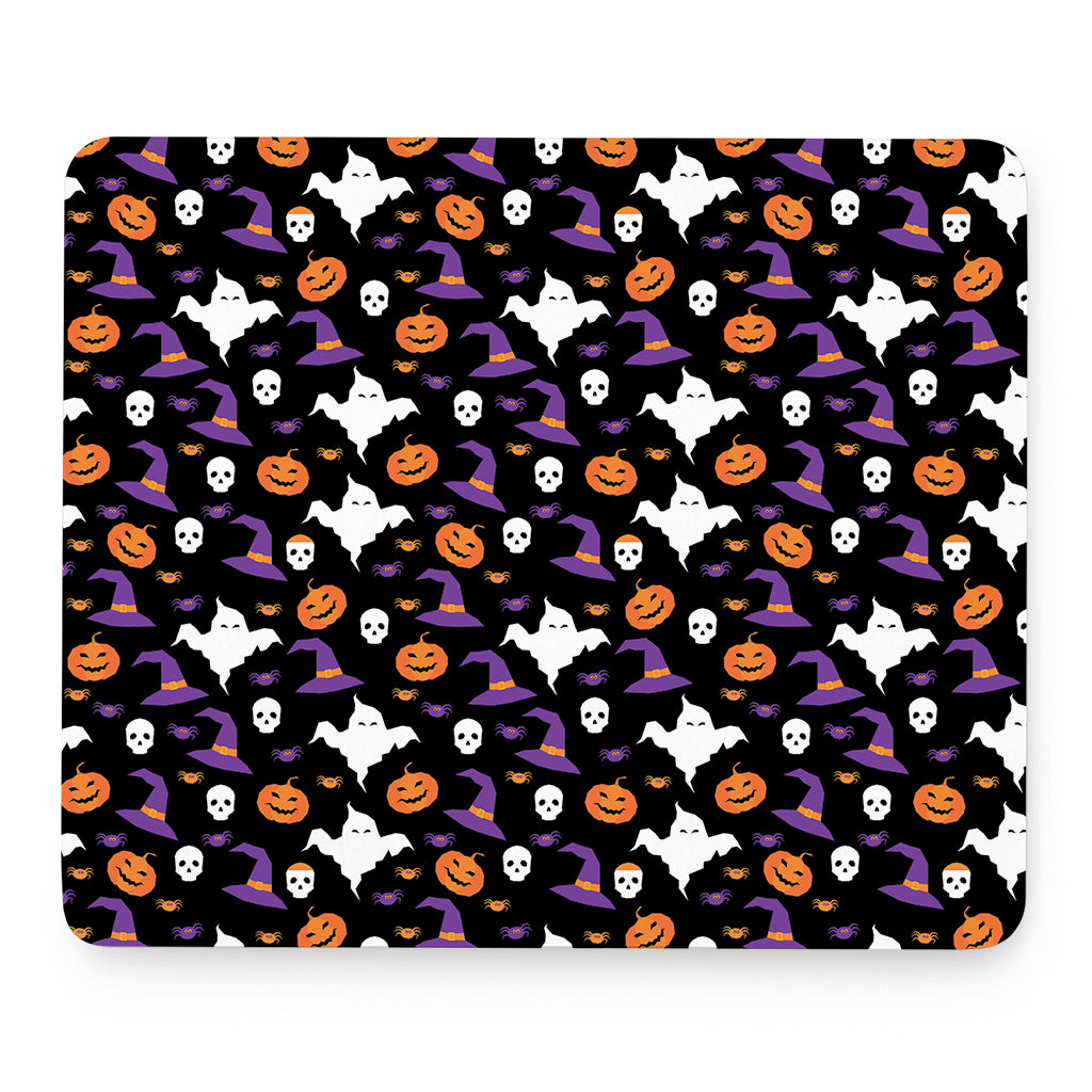 Happy Halloween Ghost Pattern Print Mouse Pad