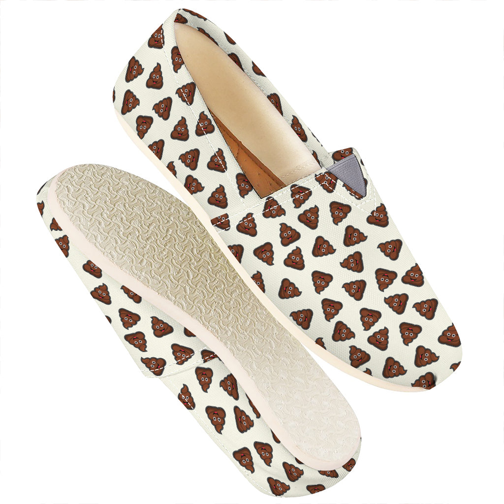 Happy Poop Pattern Print Casual Shoes