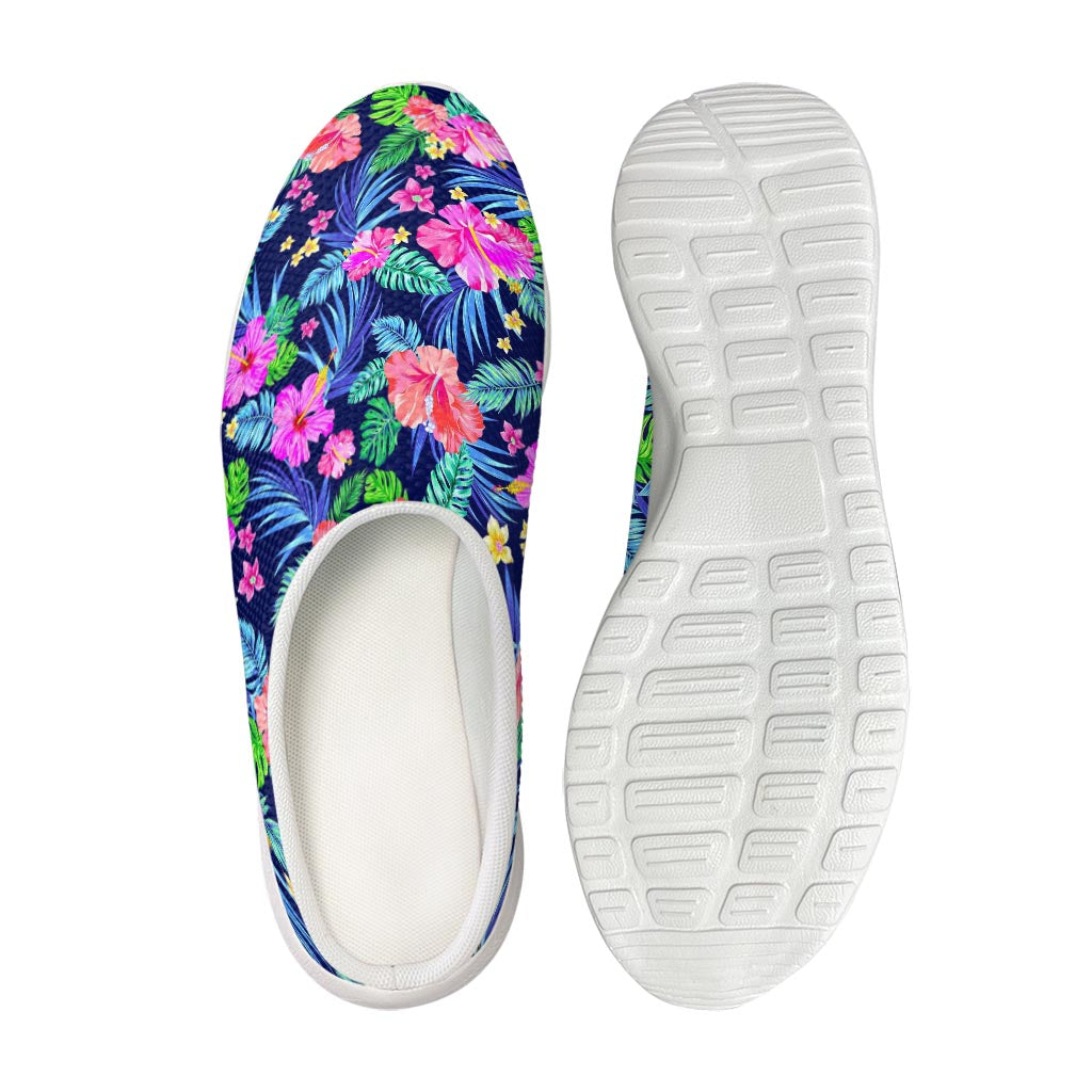 Hawaii Exotic Flowers Pattern Print Mesh Casual Shoes