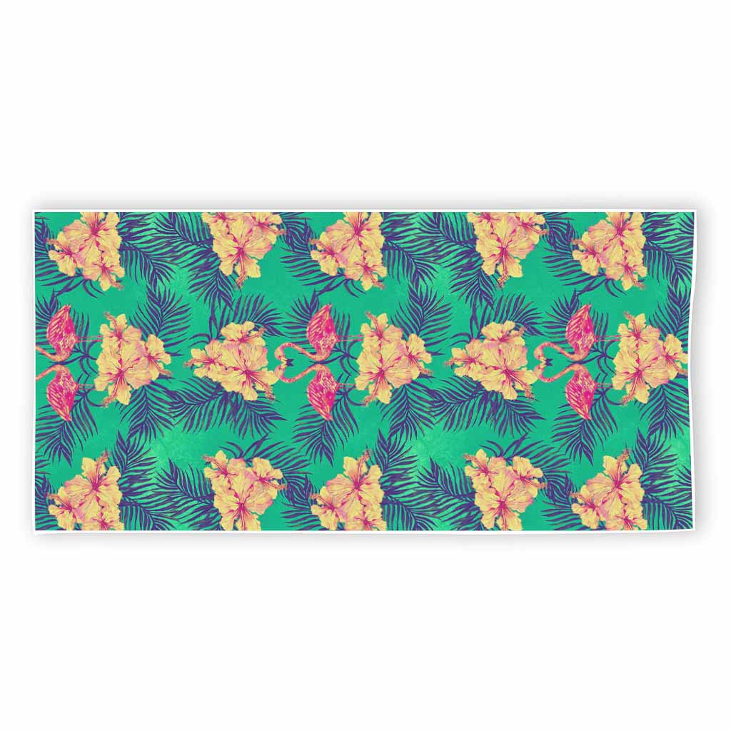 Hawaii Tropical Paradise Pattern Print Beach Towel