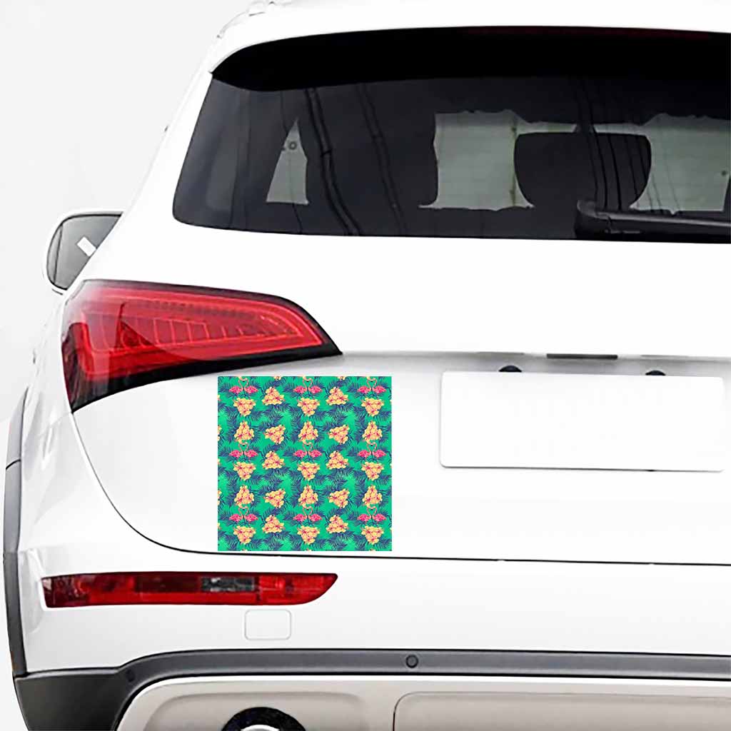 Hawaii Tropical Paradise Pattern Print Car Sticker