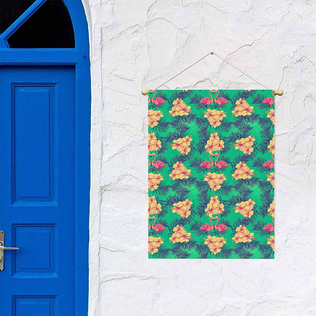 Hawaii Tropical Paradise Pattern Print Garden Flag