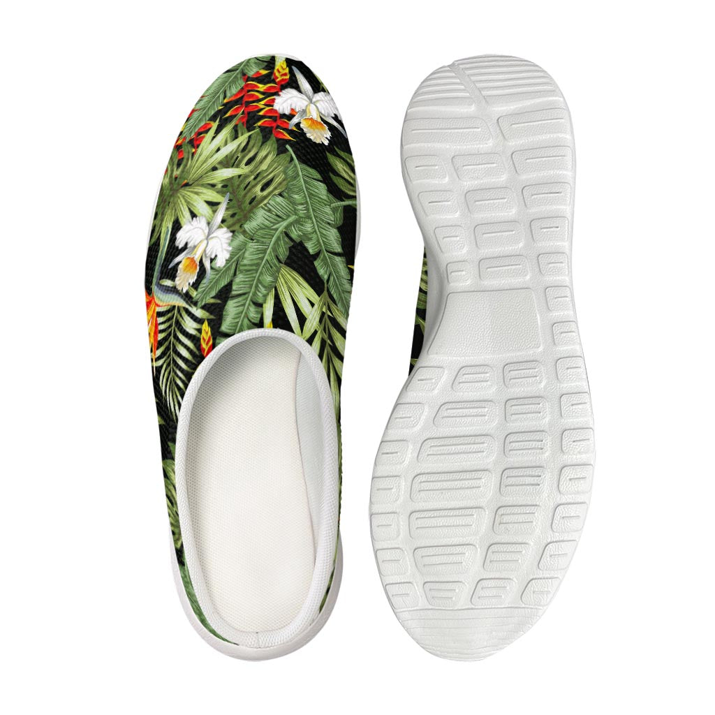 Hawaii Tropical Plants Pattern Print Mesh Casual Shoes