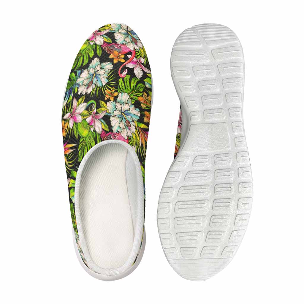 Hawaiian Aloha Tropical Pattern Print Mesh Casual Shoes