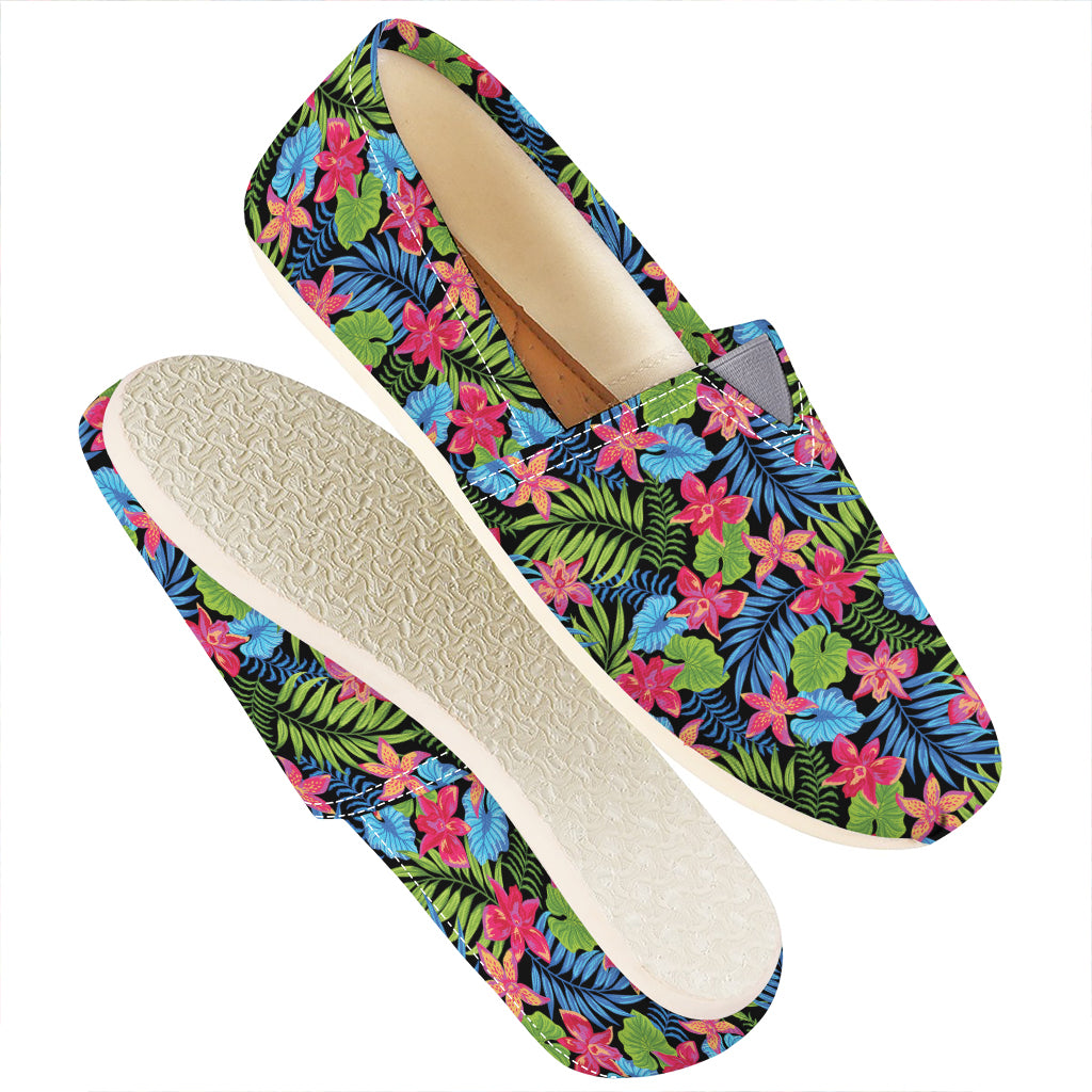 Hawaiian Floral Pattern Print Casual Shoes