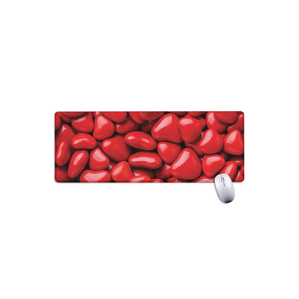 Heart Chocolate Candy Print Extended Mouse Pad