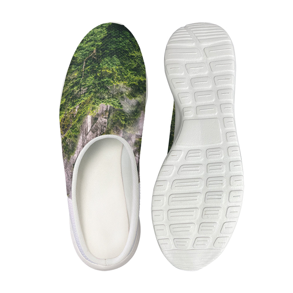 High Mountain Print Mesh Casual Shoes