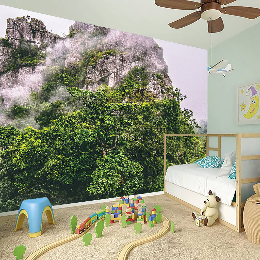 High Mountain Print Wall Sticker