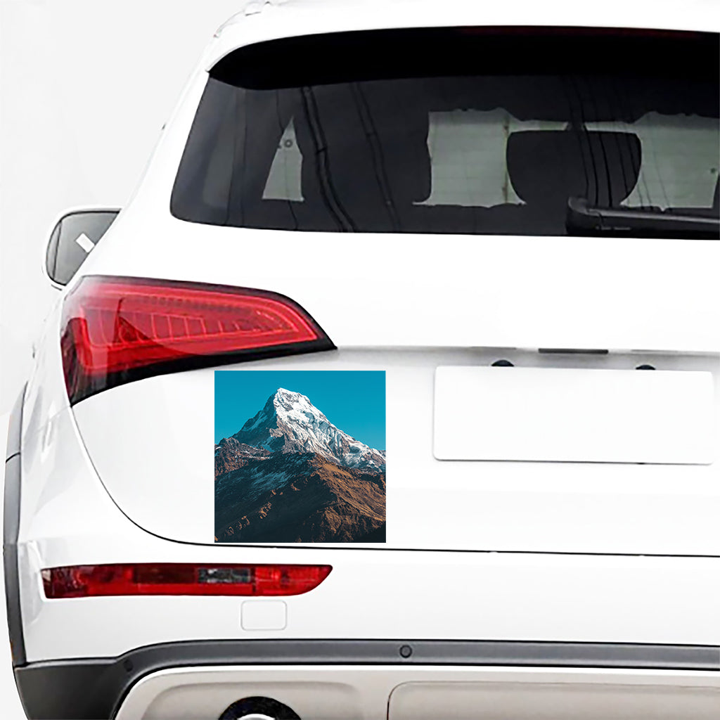 Himalaya Mountain Print Car Sticker
