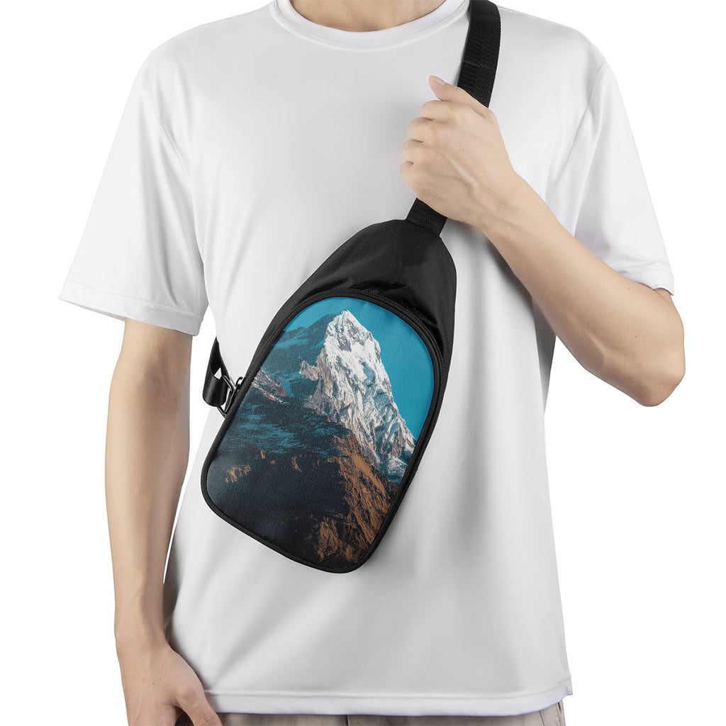 Himalaya Mountain Print Chest Bag