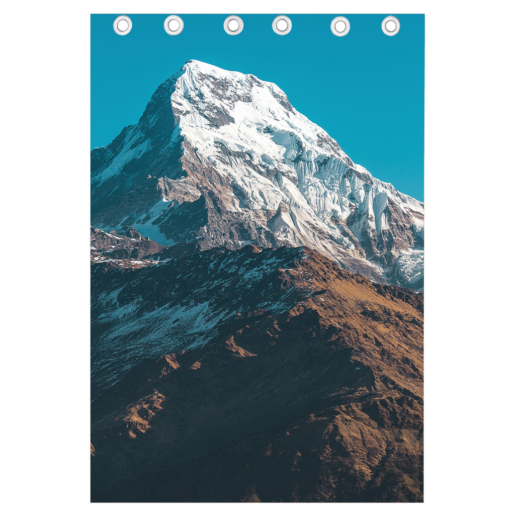 Himalaya Mountain Print Curtain