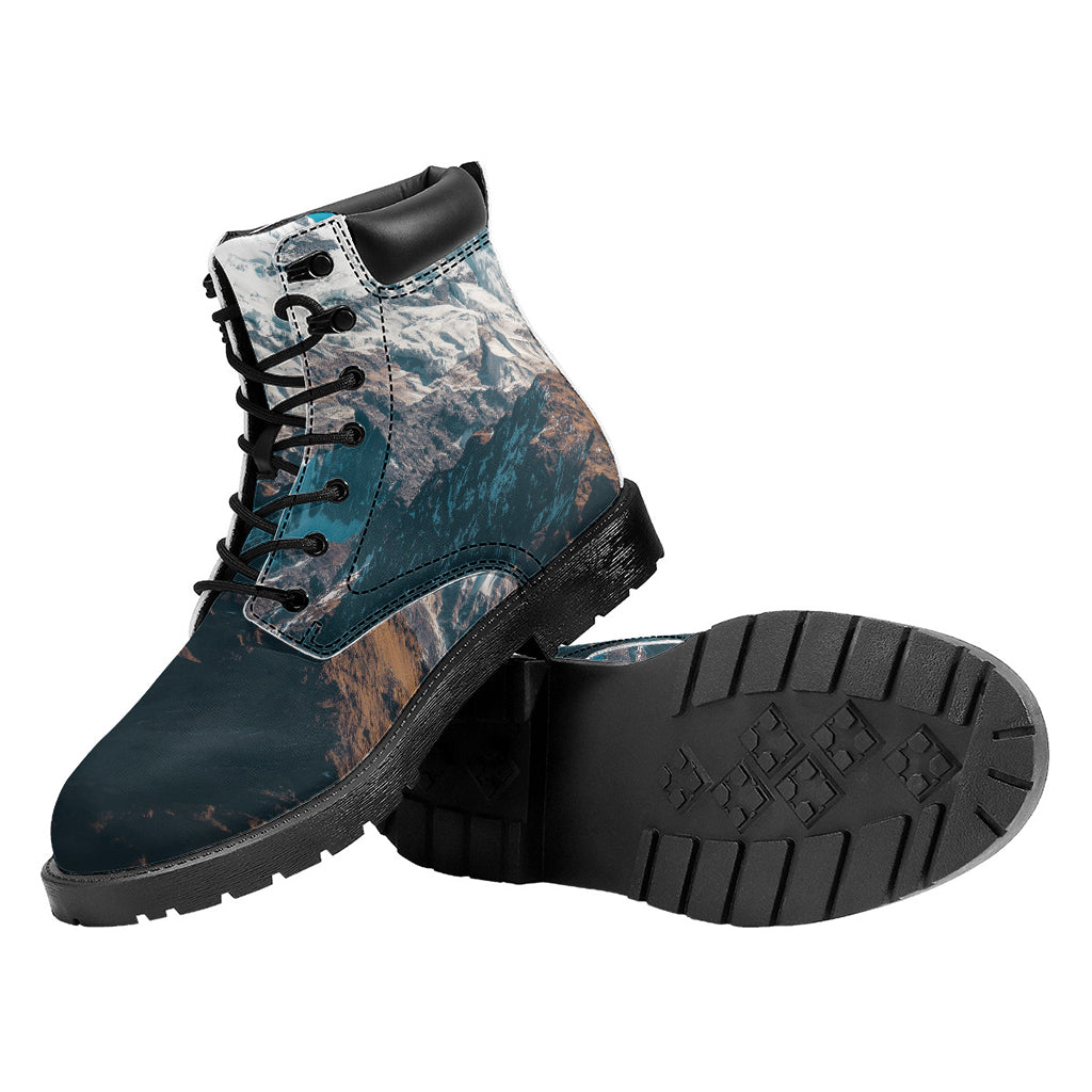 Himalaya Mountain Print Work Boots