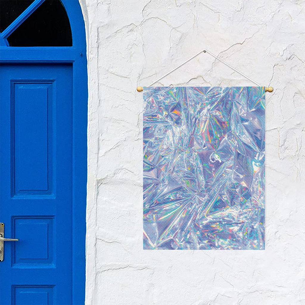 Holographic Artwork Print Garden Flag