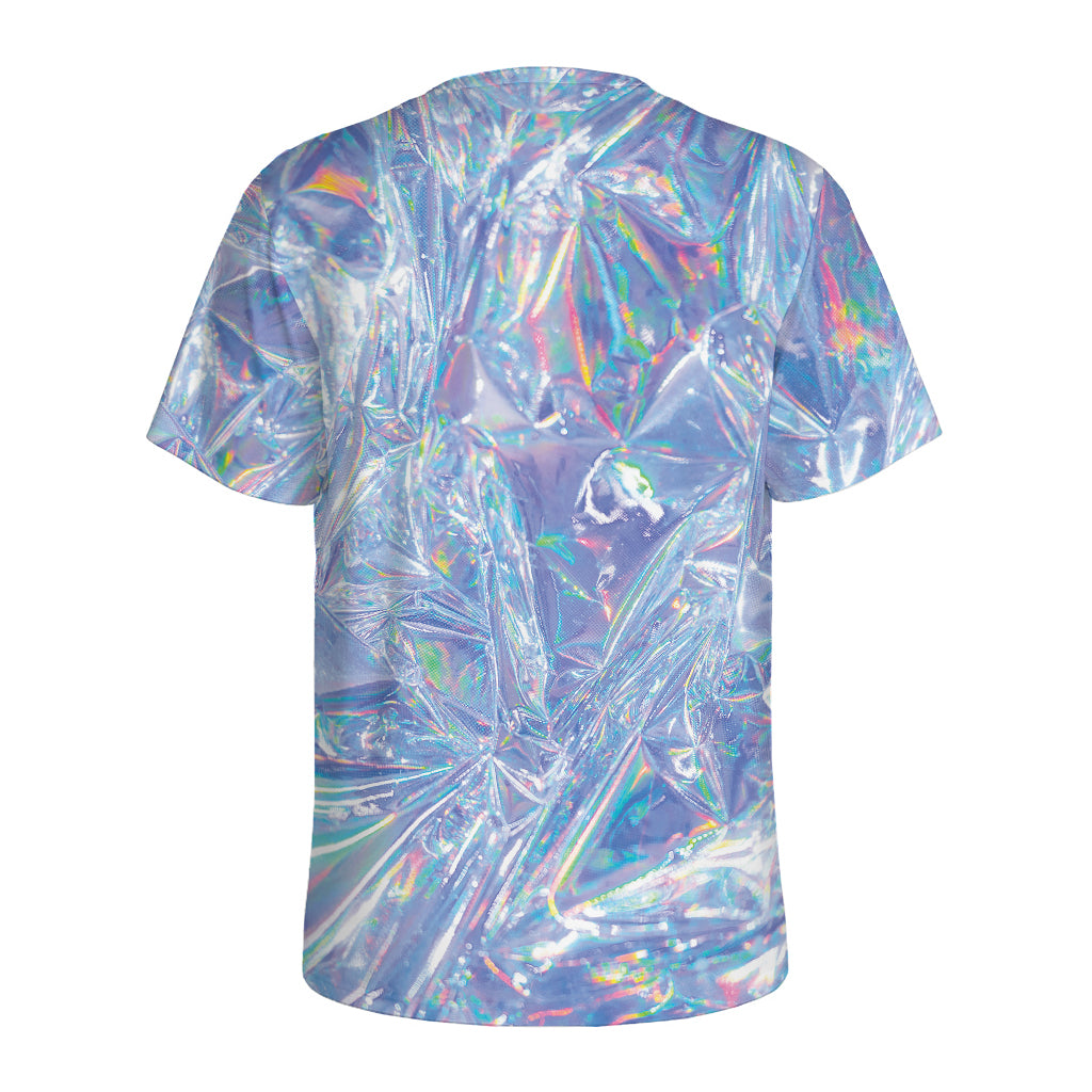 Holographic Artwork Print Men's Sports T-Shirt