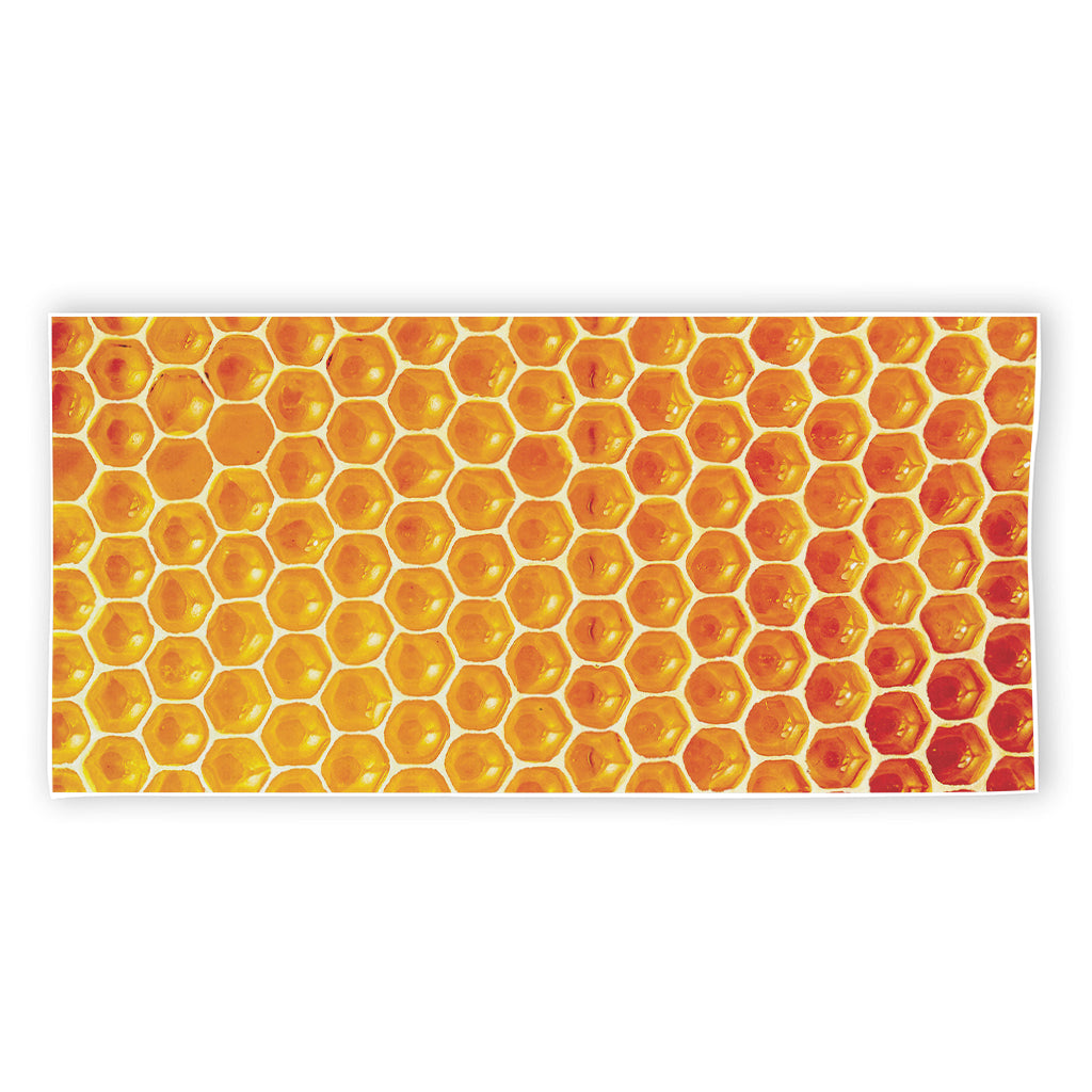 Honey Bee Hive Print Beach Towel