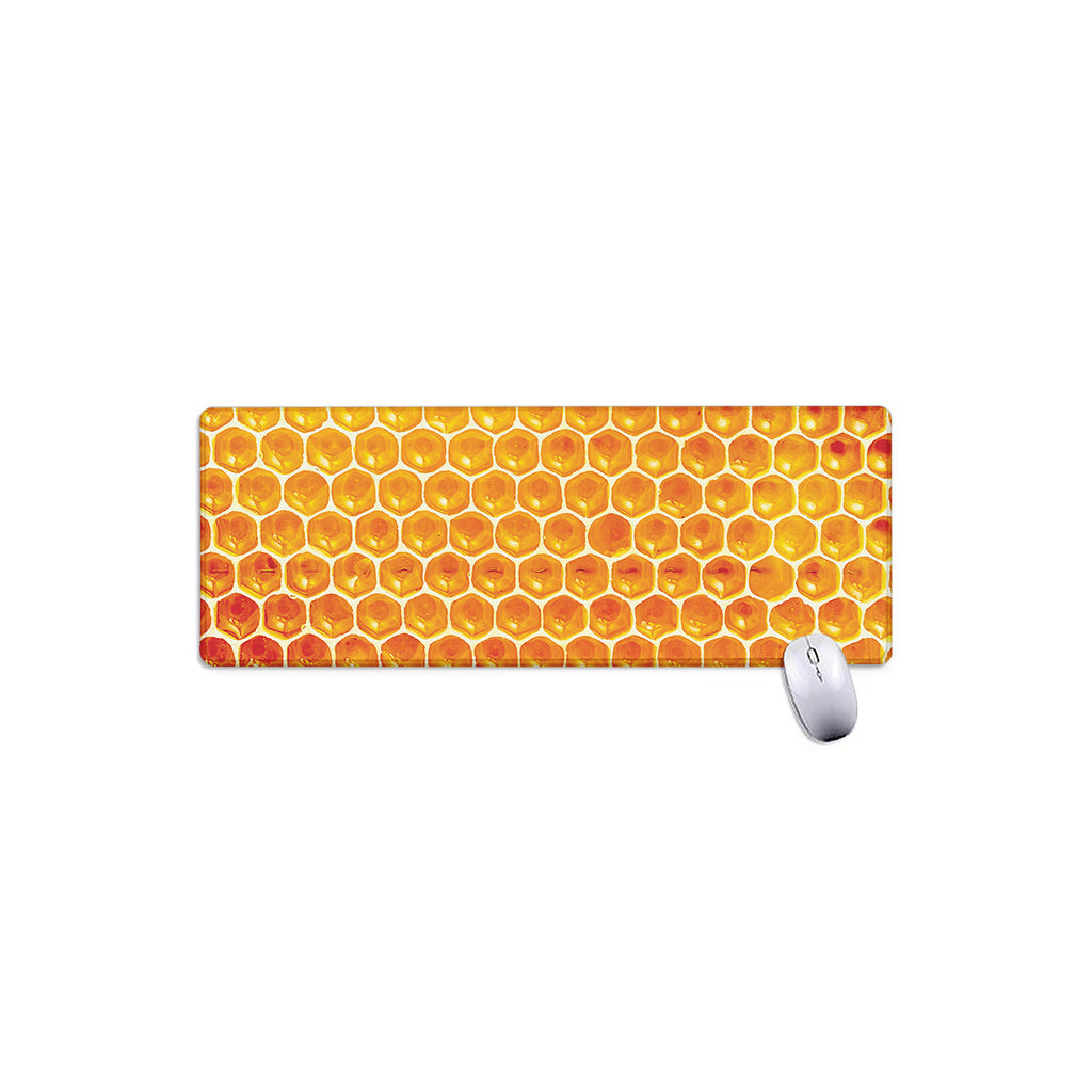 Honey Bee Hive Print Extended Mouse Pad