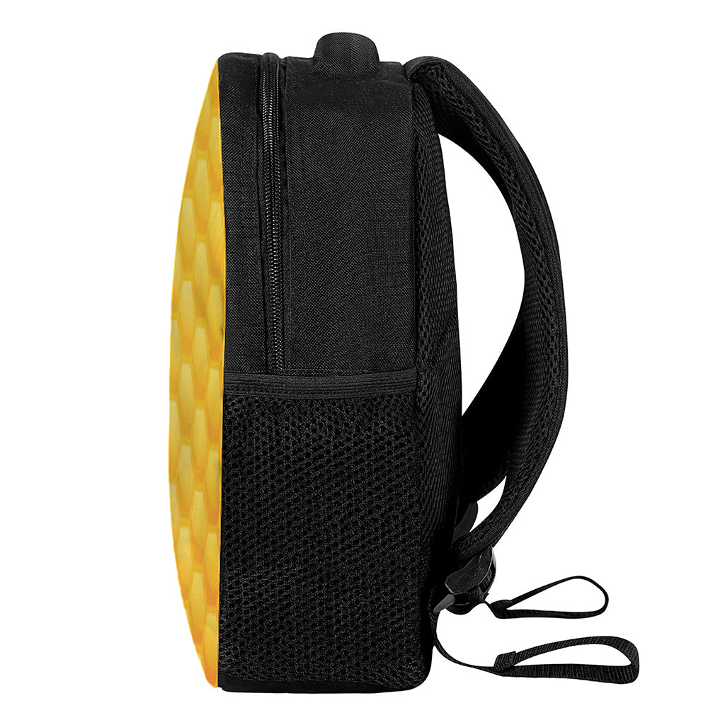 Honeycomb Pattern Print Casual Backpack